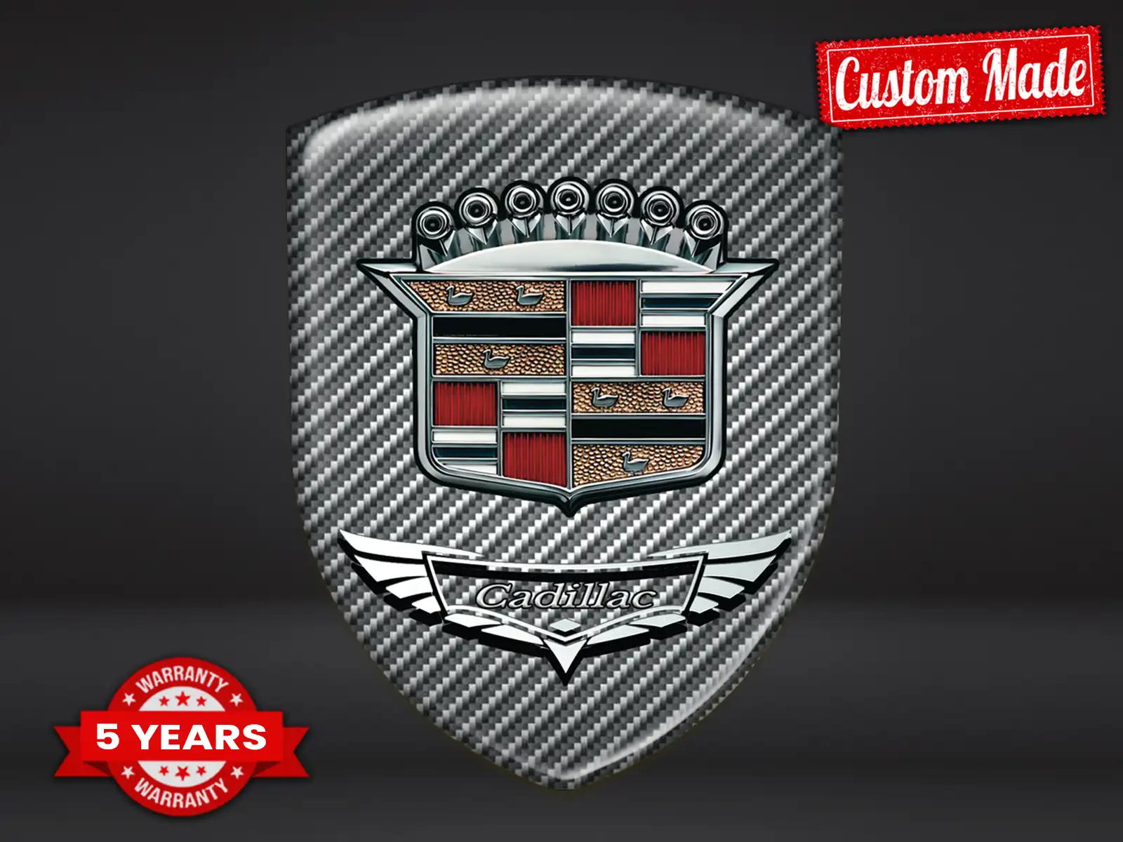 Cadillac Domes Aufkleber Edition Glänzende Racing Labels ST